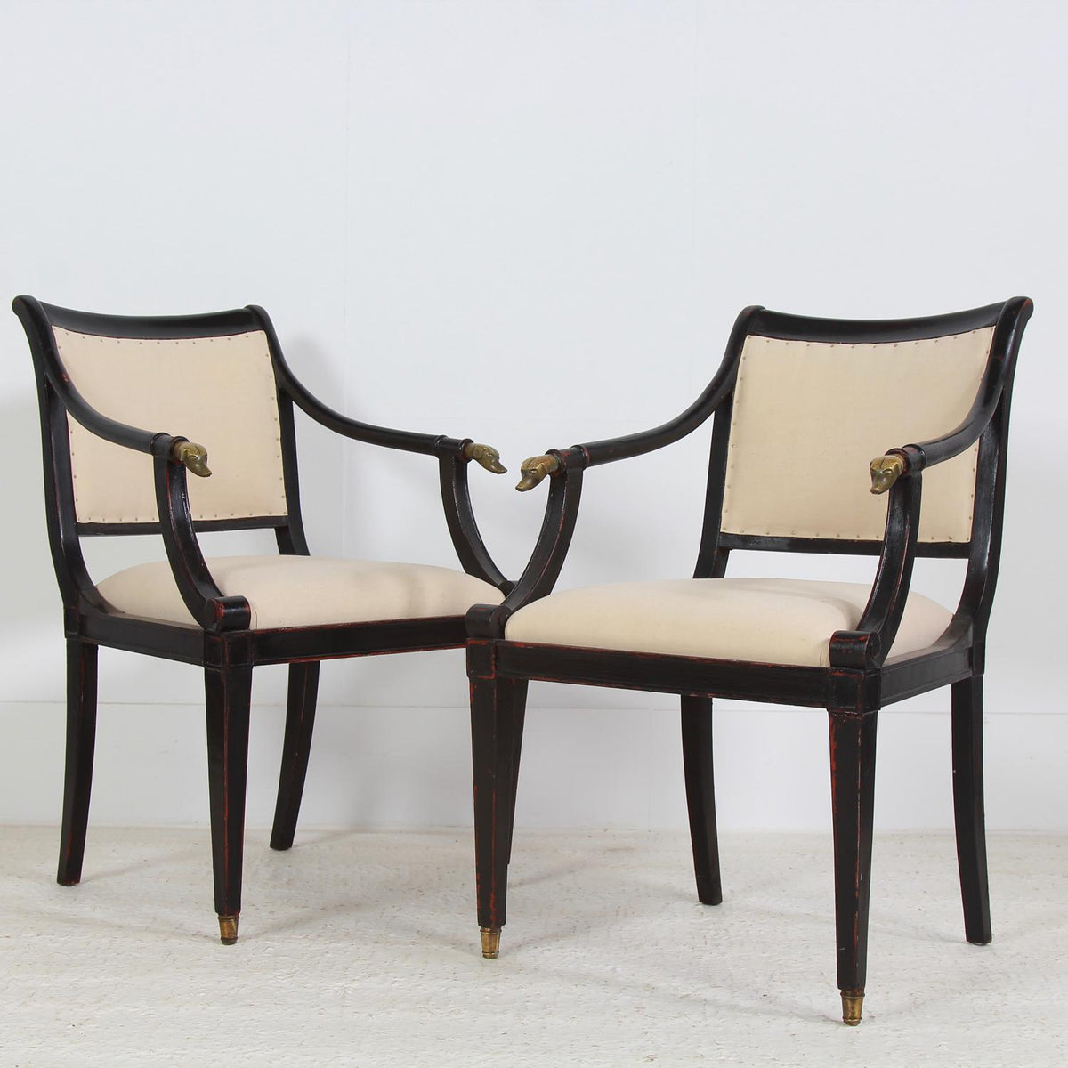 Fabulous Pair of Maison Jansen Style Empire Armchairs