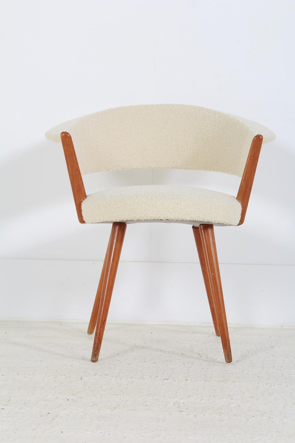 Stylish 1950s Teak Chair by Hans Mitzlaff for Soloform Germany
