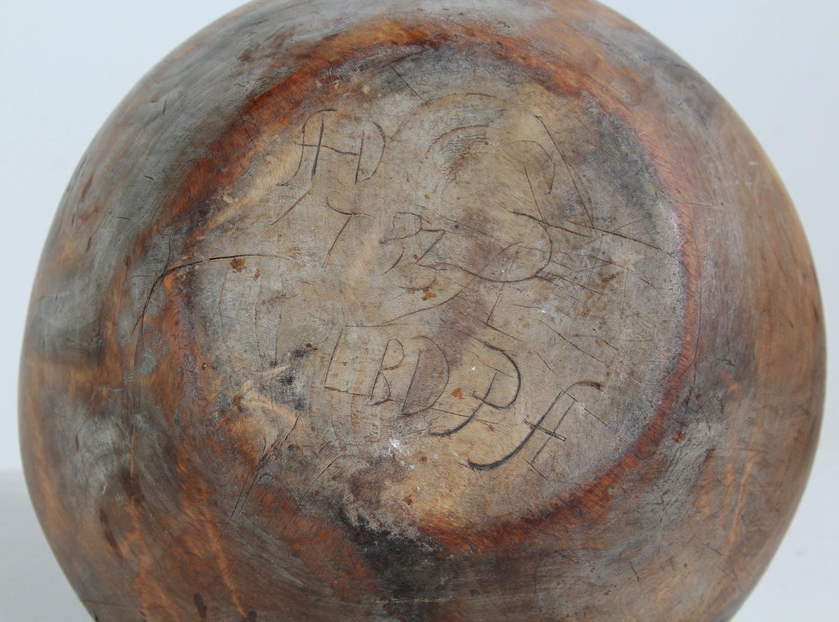 Delightful Swedish 18th Century Organic Root Bowl