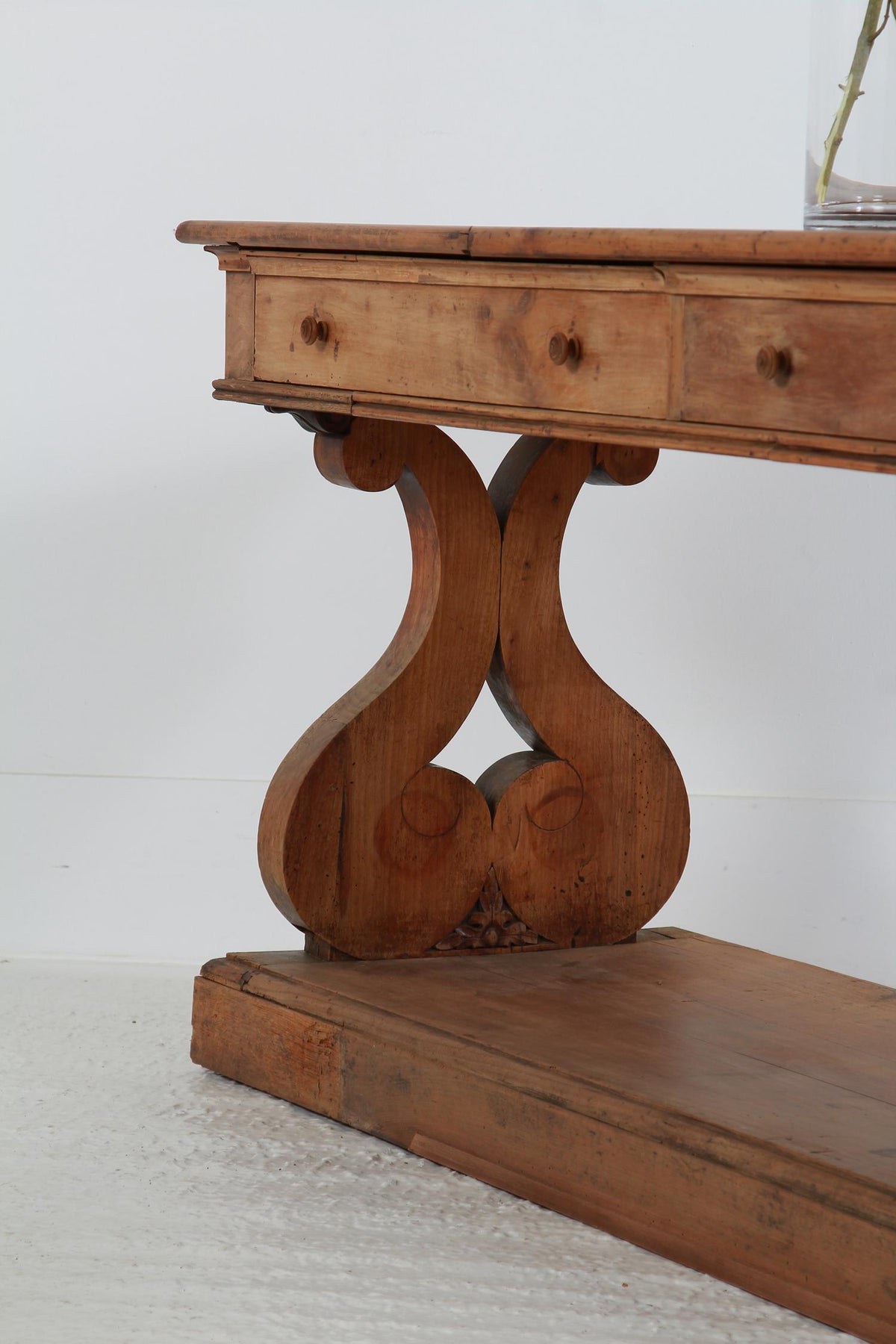 Outstanding & Unique French 19thC Walnut Drapers Table