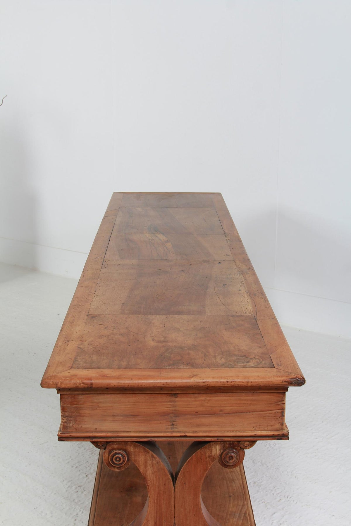 Outstanding & Unique French 19thC Walnut Drapers Table