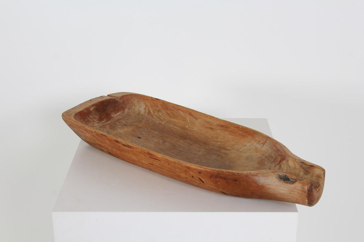 A fabulous Swedish Spouted Salting Trough Dated 1855