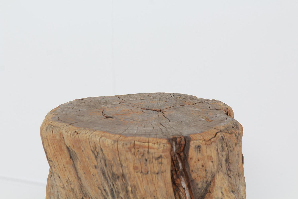 BEAUTIFULLY SHAPED ORGANIC GNARLY TREE STUMP STOOLS/SIDE TABLES