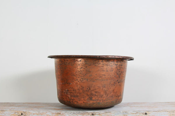 Large English 20thC Copper Log/Planter Bin – Anton & K