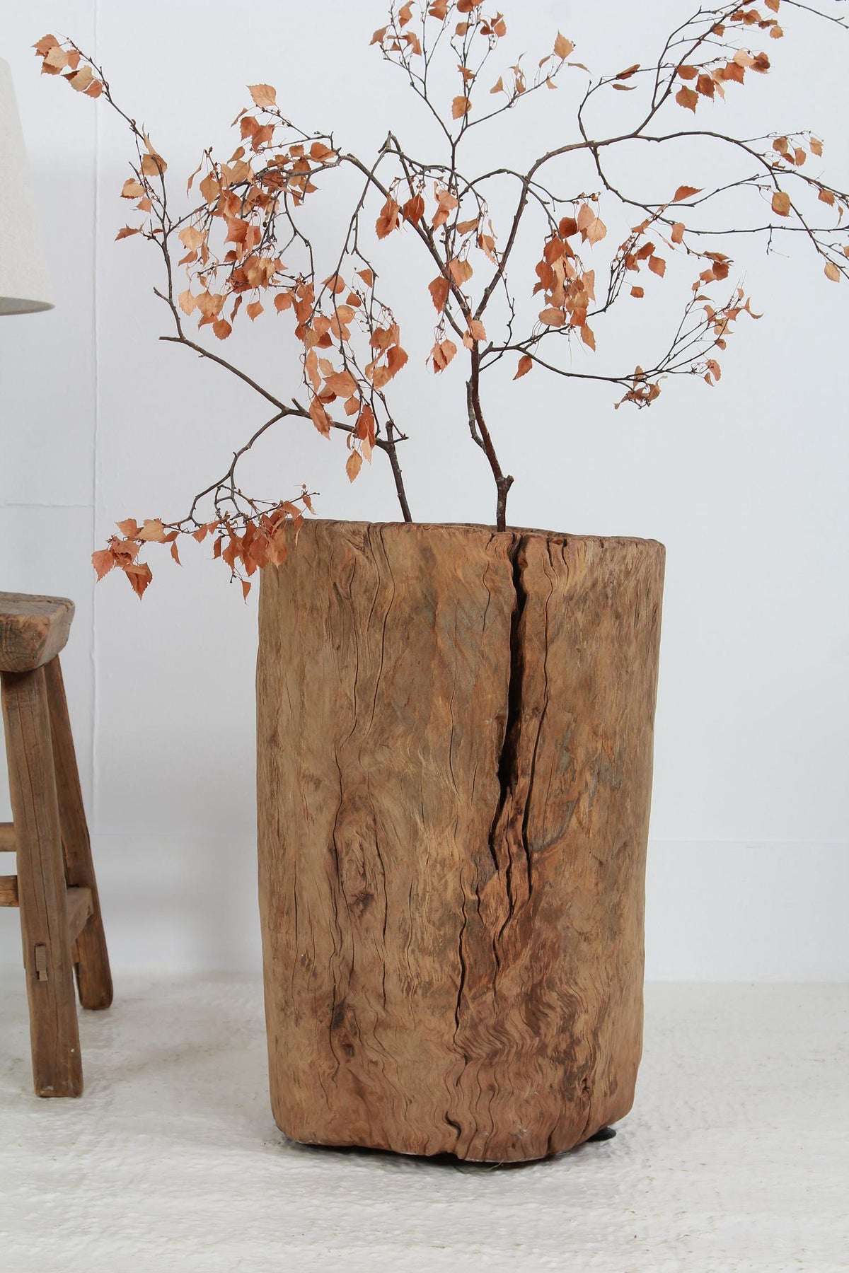 wabi sabi plant pots SCULPTURAL & GNARLY 19THC WABI SABI TREE STUMP PLANTER – Anton & K