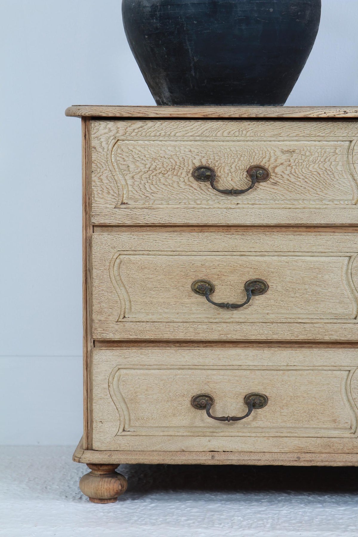 Stunning  French 19th Century Bleached Oak Chest of Drawers