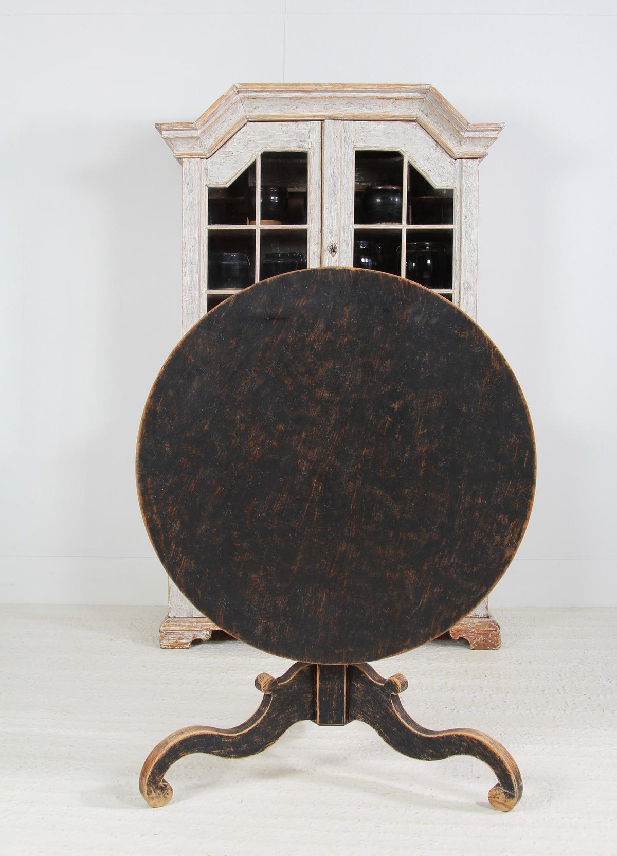 Large Swedish 19thC Tilt Top Table with Provenance