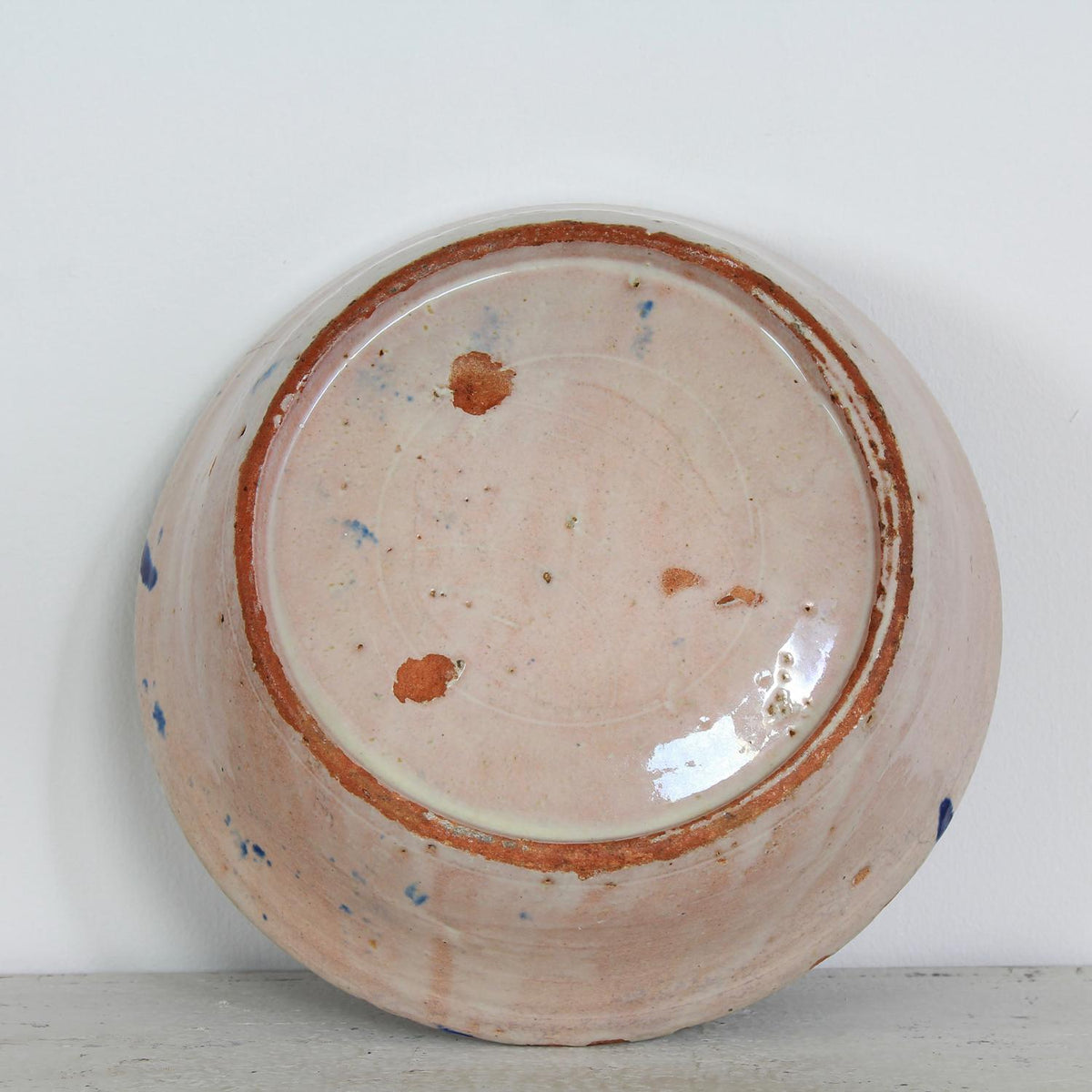 Beautiful Spanish 19thC Hand Painted Majolica Bowl
