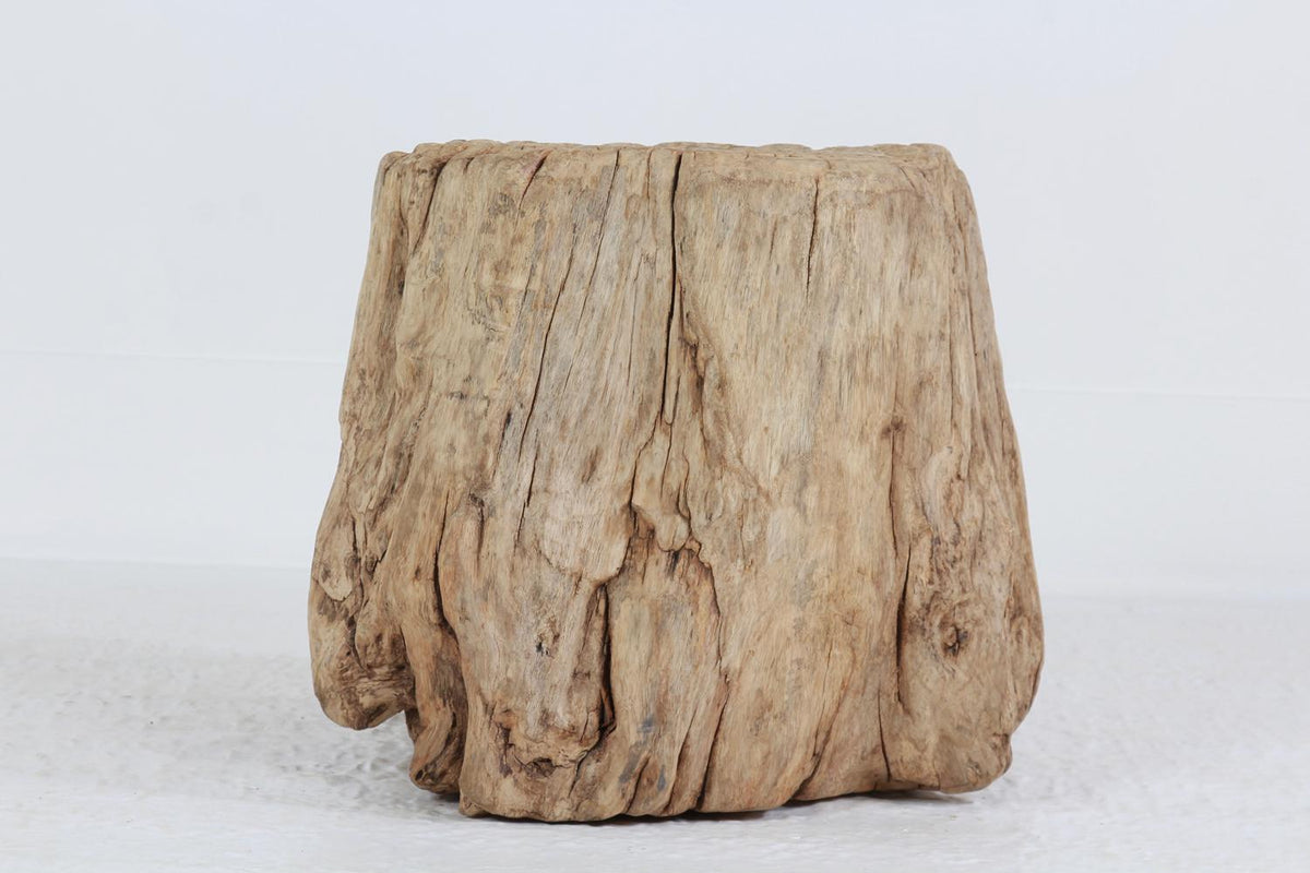 ORGANICALLY-SHAPED GNARLY ELM TREE STUMP ROOT COFFEE TABLE