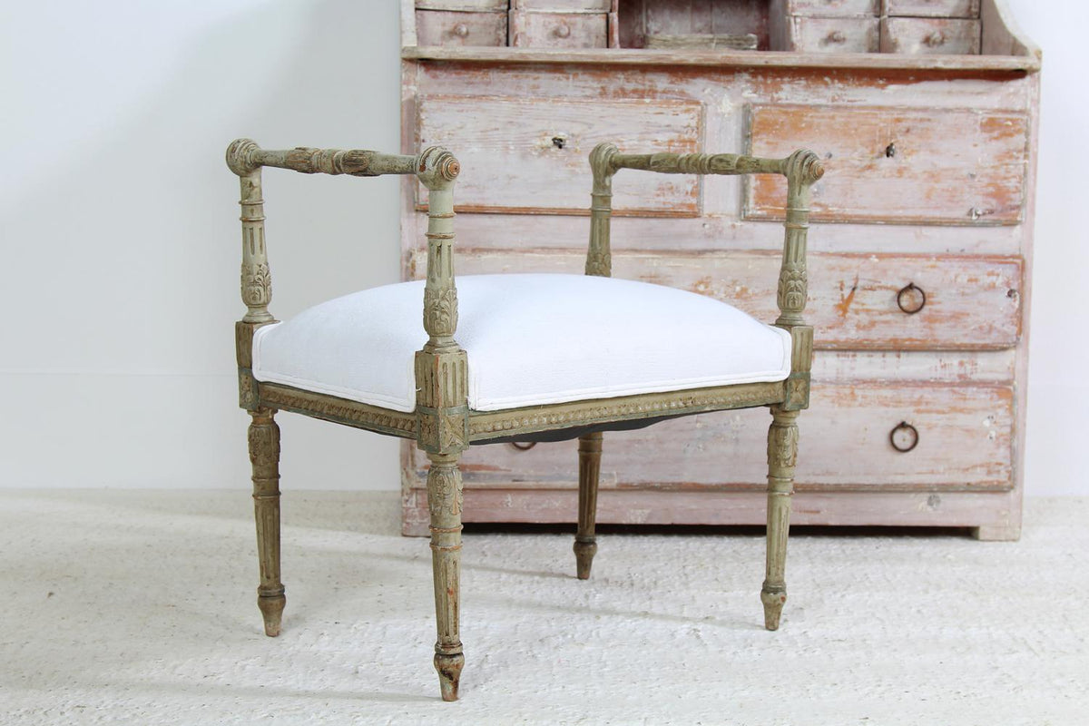 French early 19thC Louis XV1 Style Footstool