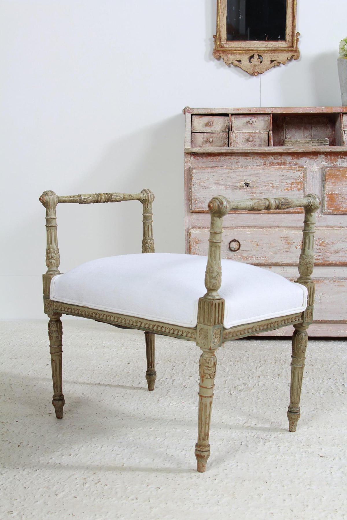 French early 19thC Louis XV1 Style Footstool