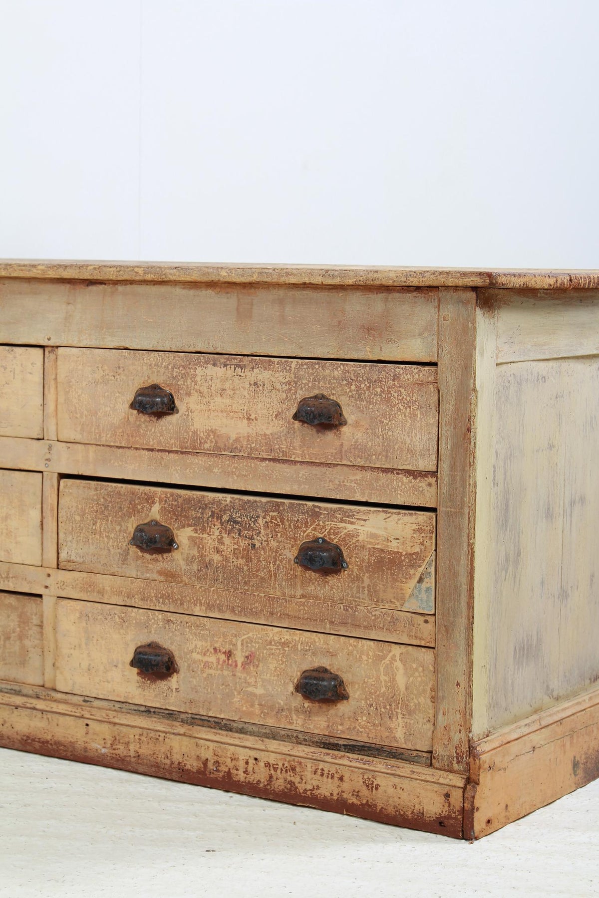 Grand Scale French 19thC Bank of Drawers