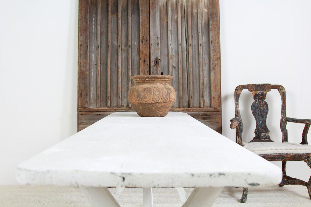 French Rustic Country Console Table