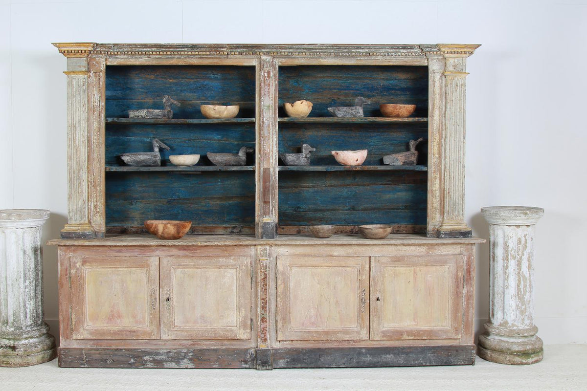 Magnificent French Architectural Pharmacy Cabinet