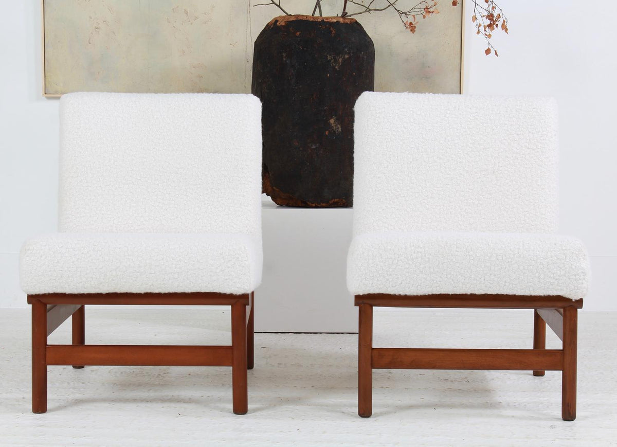 Pair of Mid-Century Modern Lounge Chairs by Guilleumas