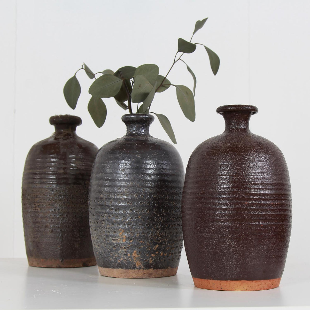 Collection of Early 20th Century Chinese Apothecary Oil Jars