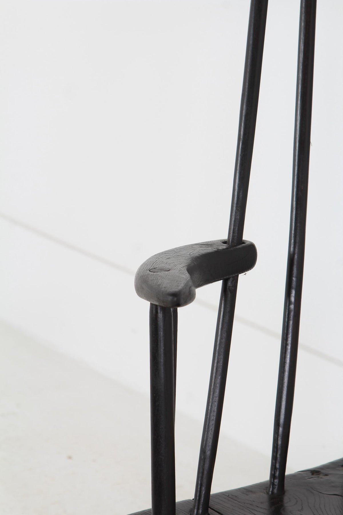 Unique Artisan Mature Oak  Sugi Ban Stick Back Chair