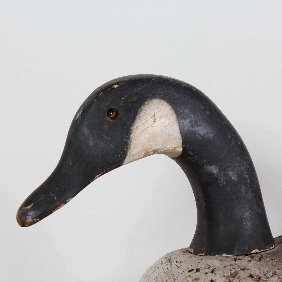 Large American Early 20thC  Folk Art Cork Decoy Duck