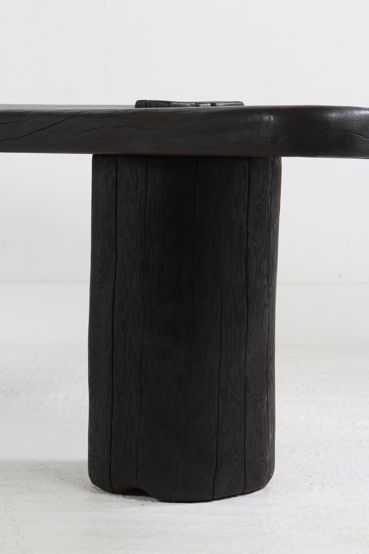 A Truly Impressive Artisan Japanese Inspired Burntwood Beech Console Table. Please Enquire