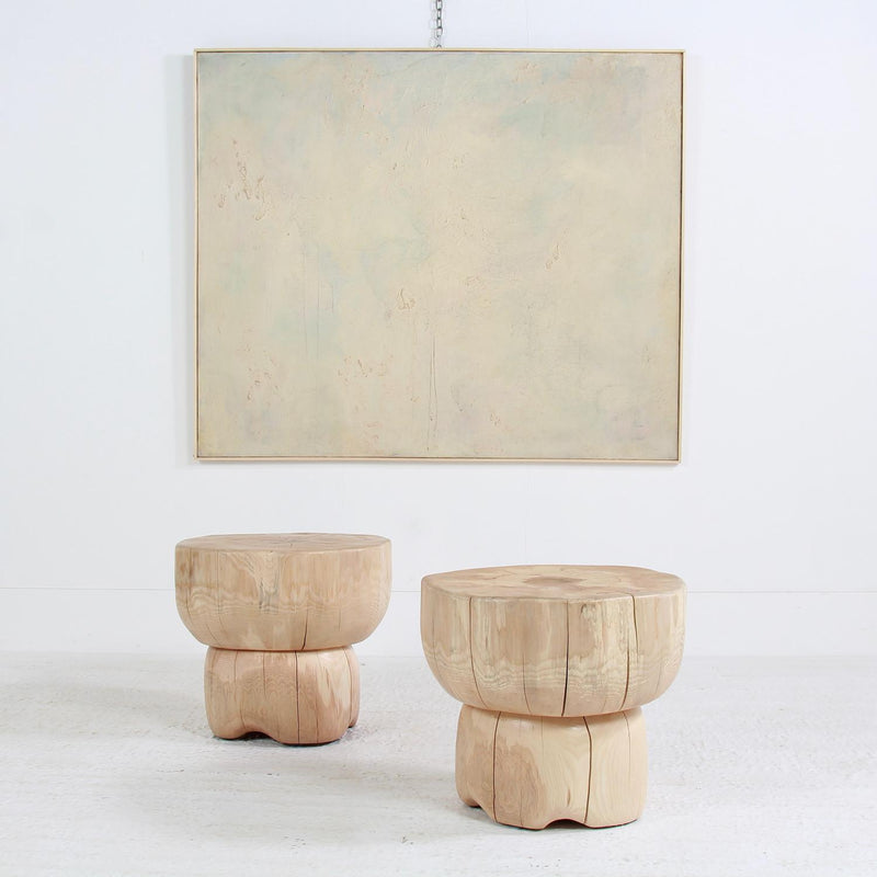 BEAUTIFULLY SCULPTURED ARTISAN  ASH COFFEE TABLES.PLEASE ENQUIRE