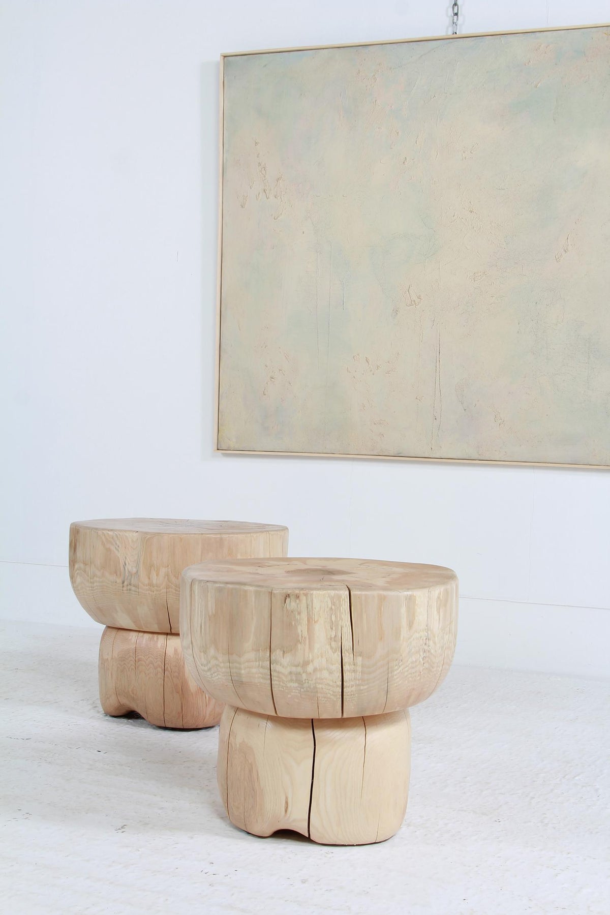 BEAUTIFULLY SCULPTURED ARTISAN  ASH COFFEE TABLES.PLEASE ENQUIRE