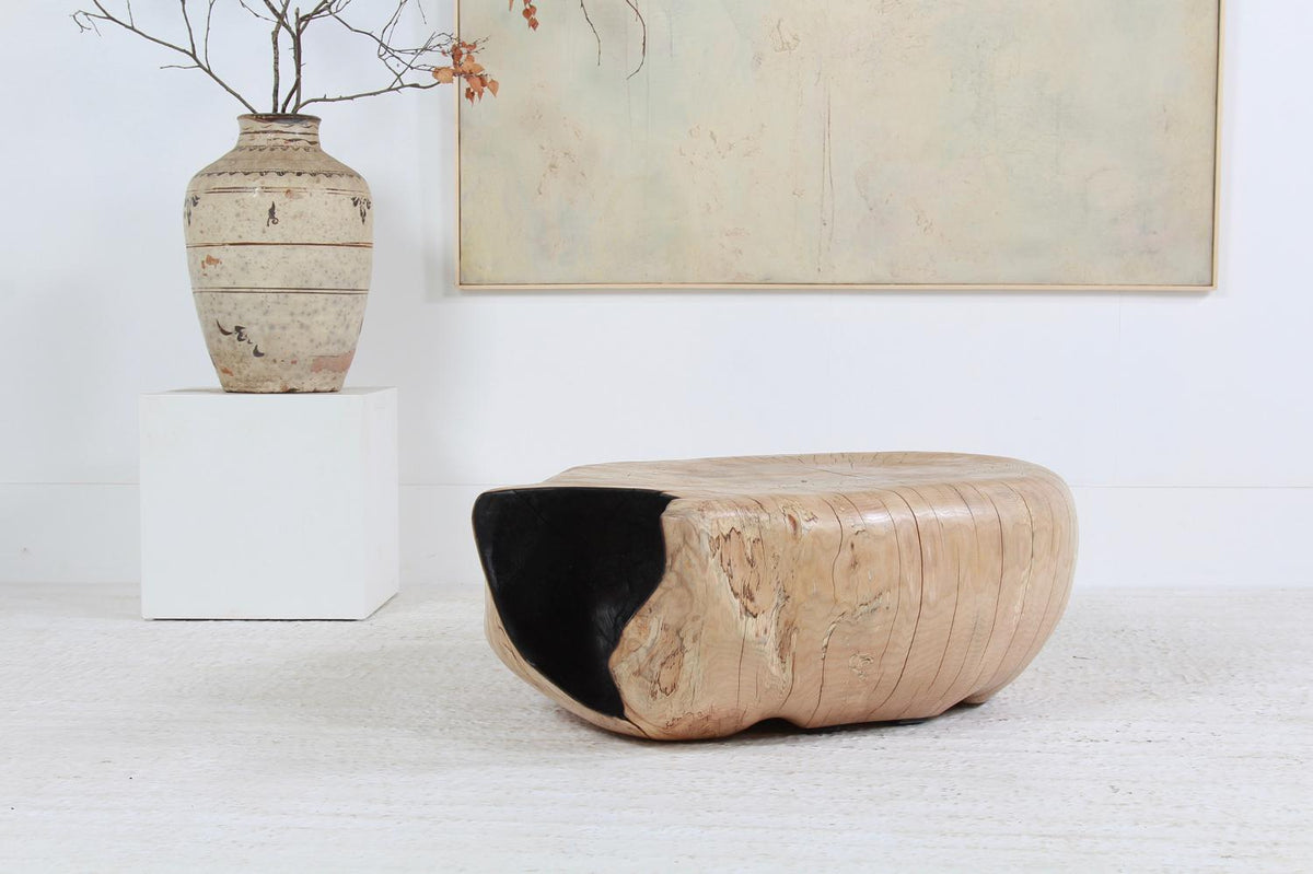 Huge Striking Artisan Ash Contemporary Pebble  Coffee Table.Please Enquire