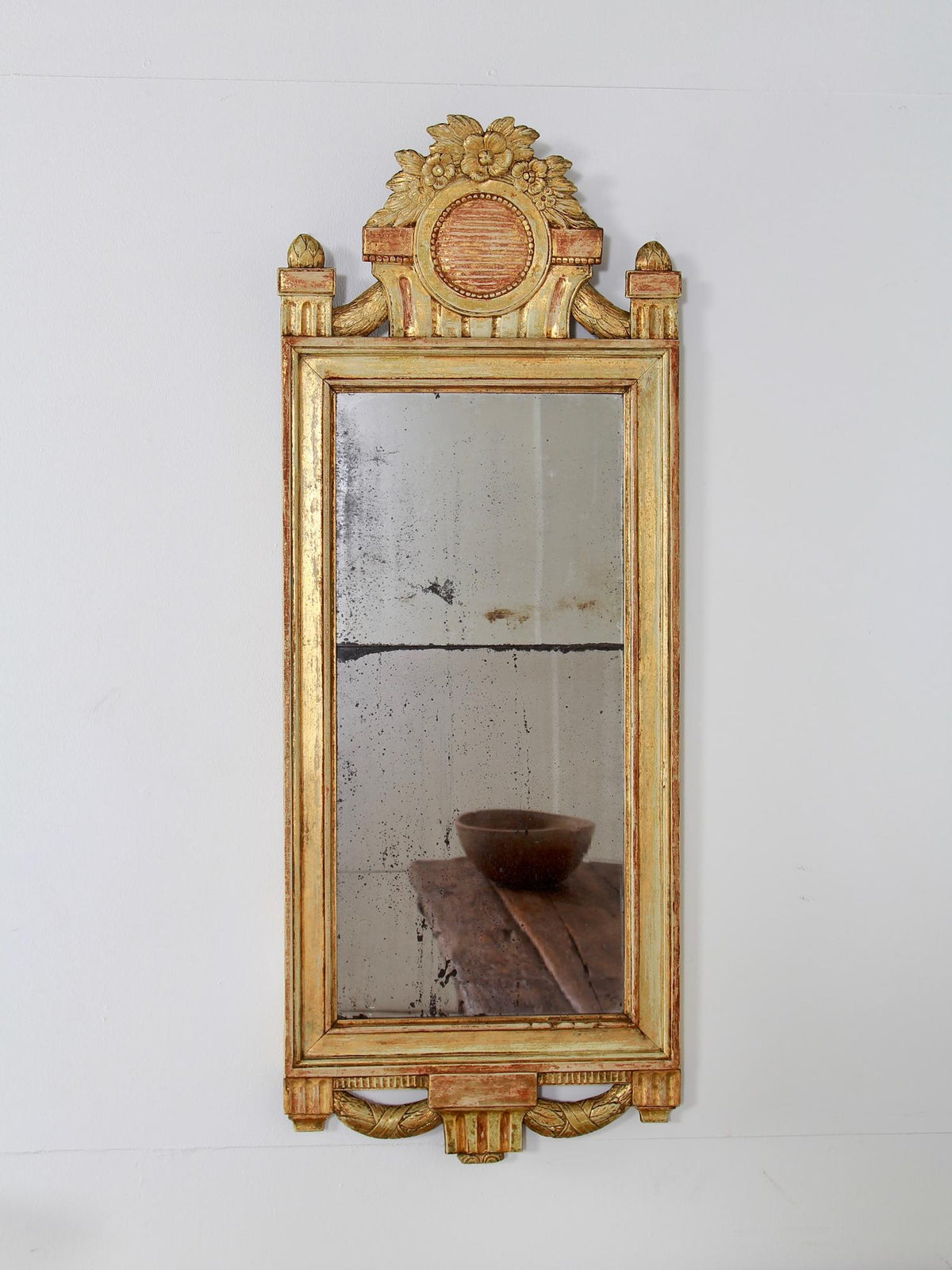 A Fine Gustavian Period 18thC Gilded Pier Mirror