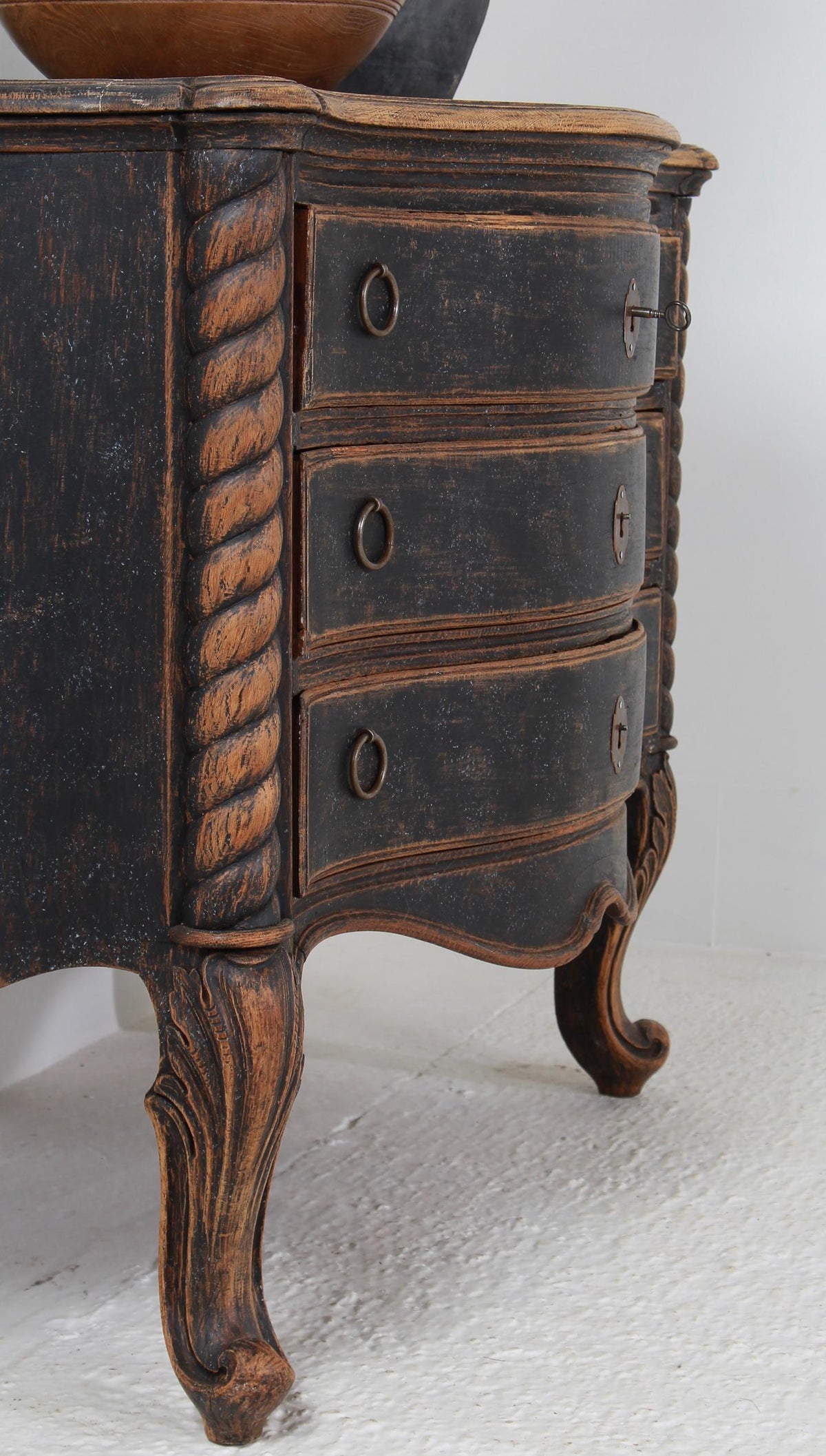 Huge  Sculptural Period Danish 18thC Rococo Commode