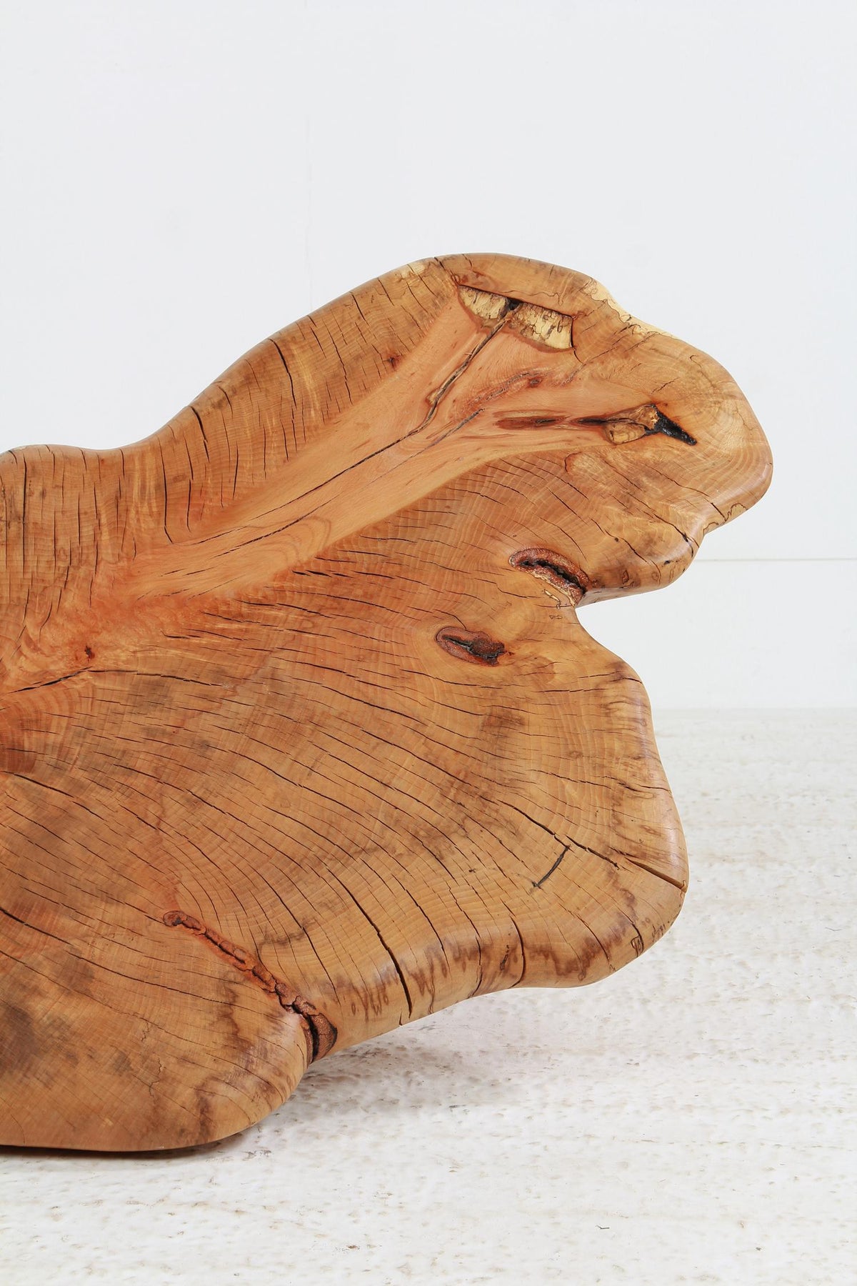 MAGNIFICENT SCULPTURAL  BEECH ARTISAN COFFEE TABLE. PLEASE ENQUIRE