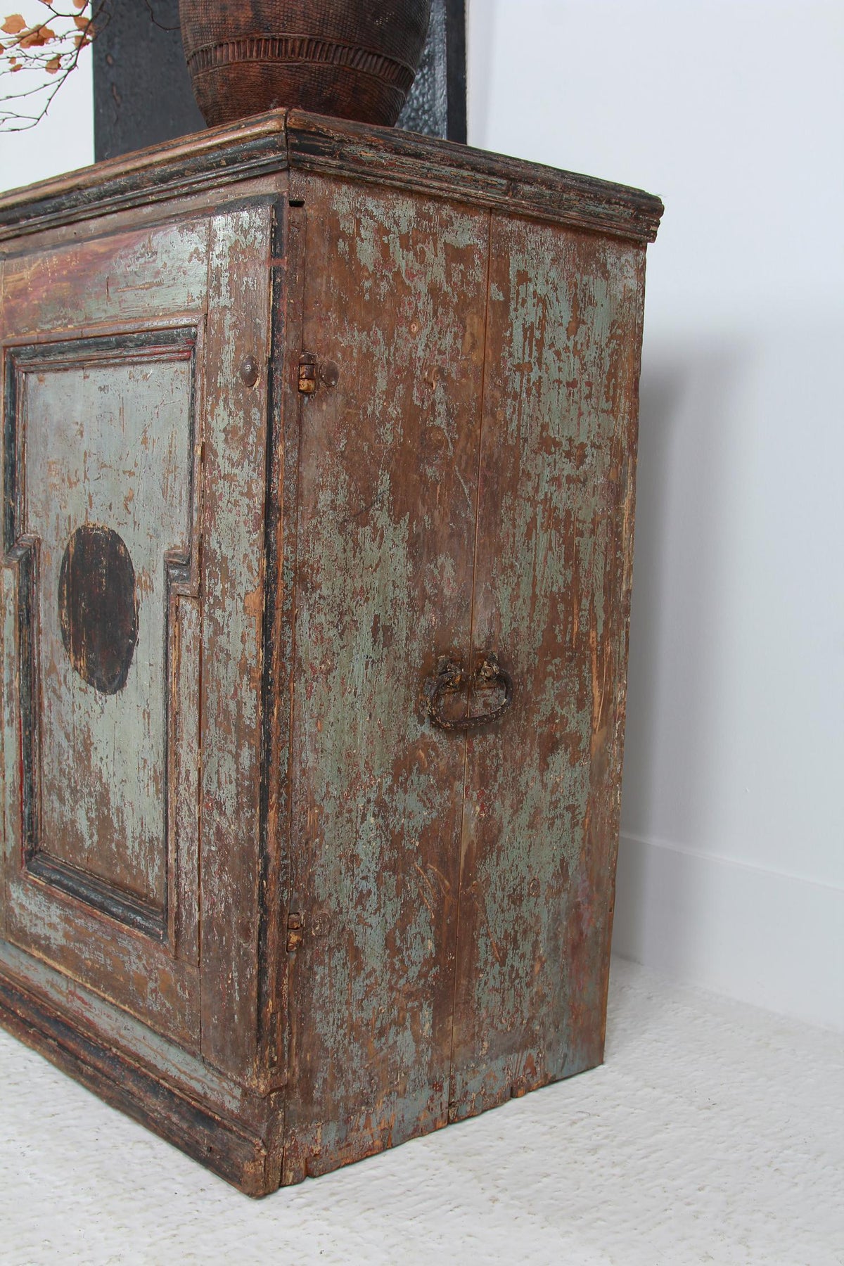 Exceptional Grand Scale Swedish 18thC Original  Painted Buffet