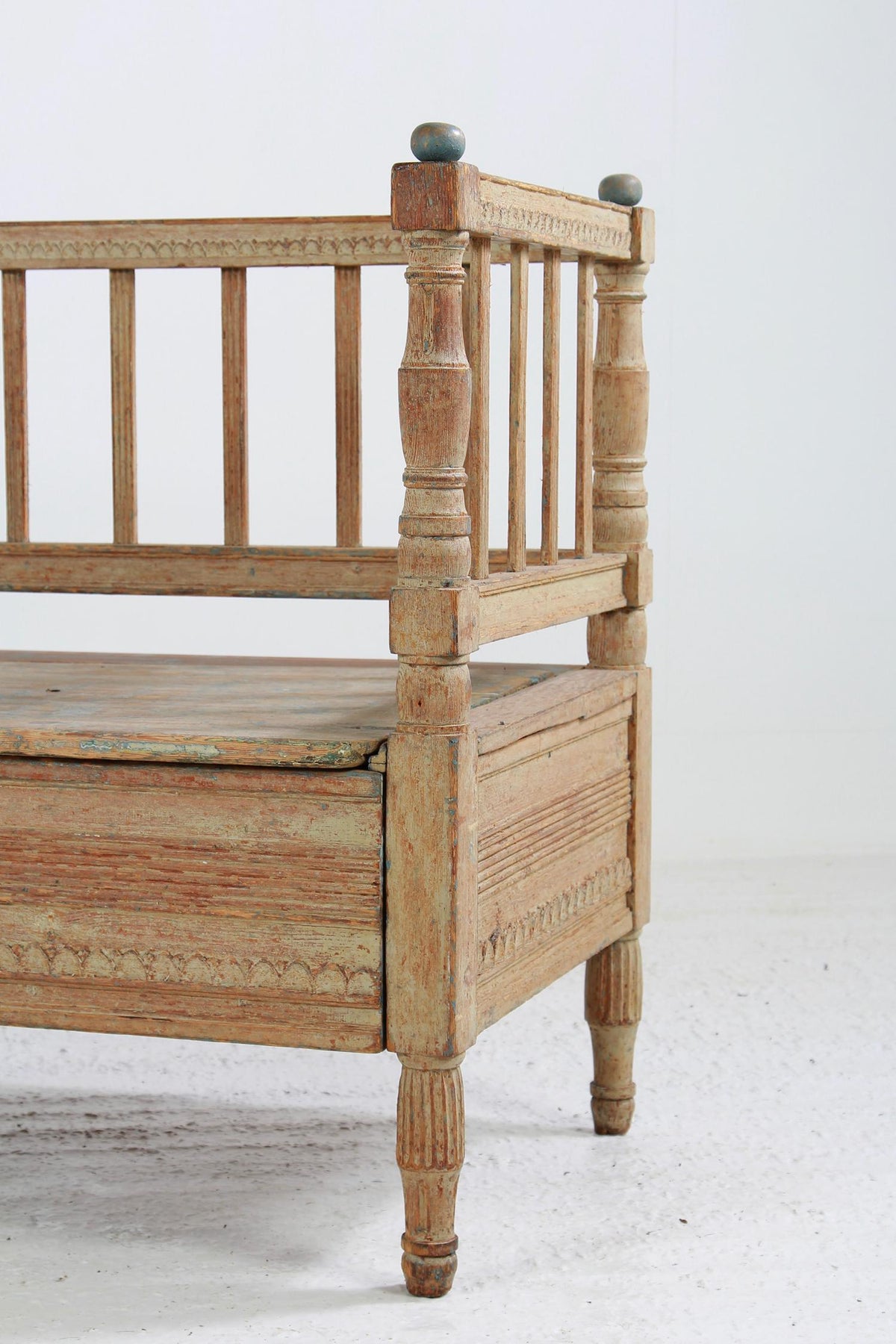 Swedish 18thC Period Gustavian Sofa Bench