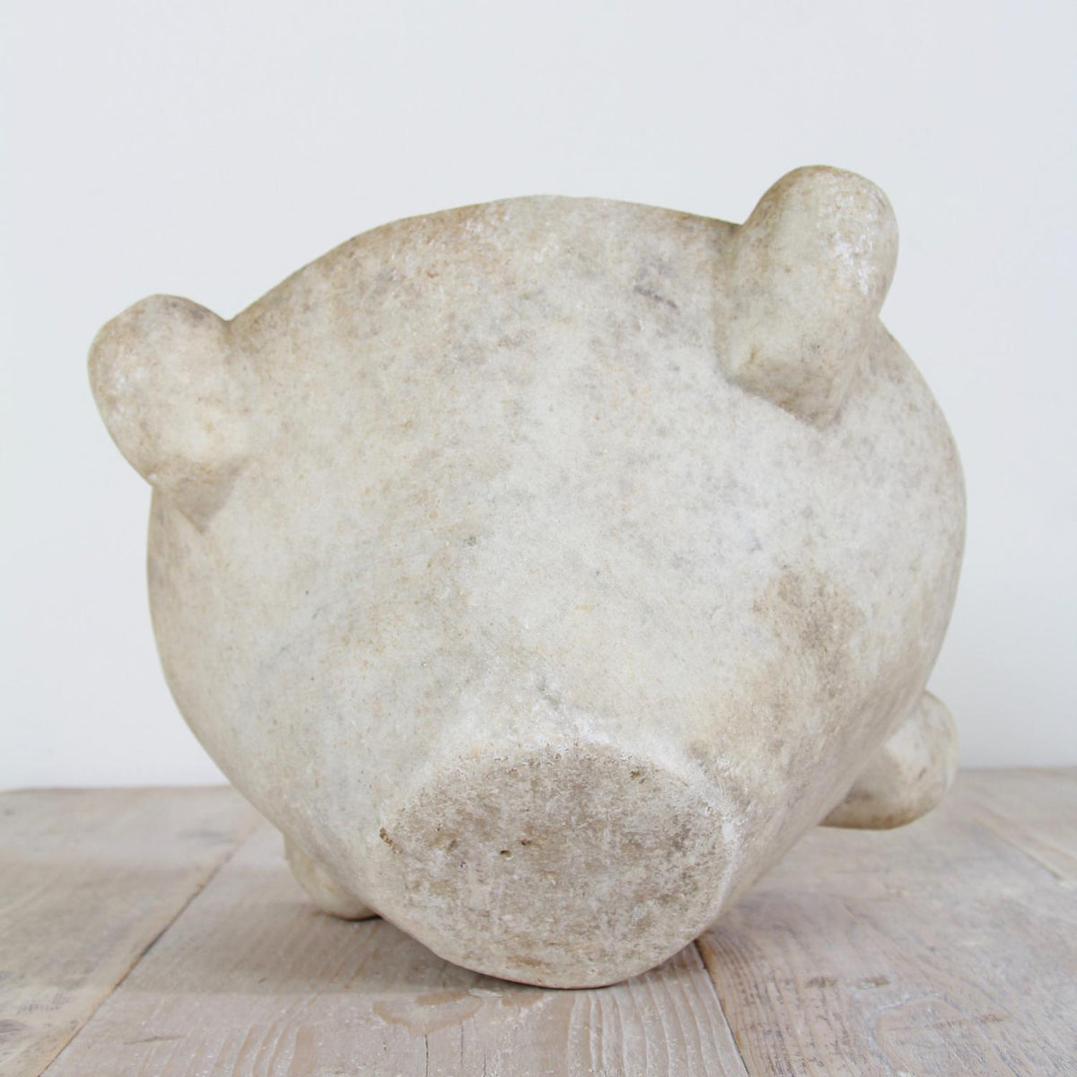 Large 18th Century French White Marble Mortar