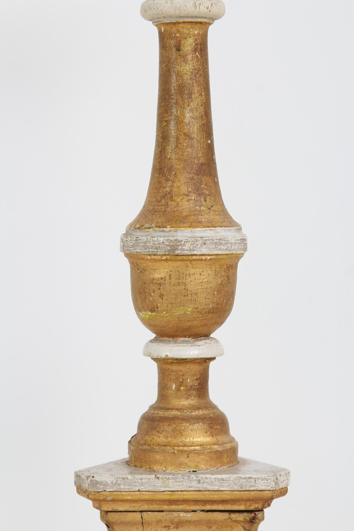 Elegant and Sculptural Continental 19thC  Pricket Candlestick
