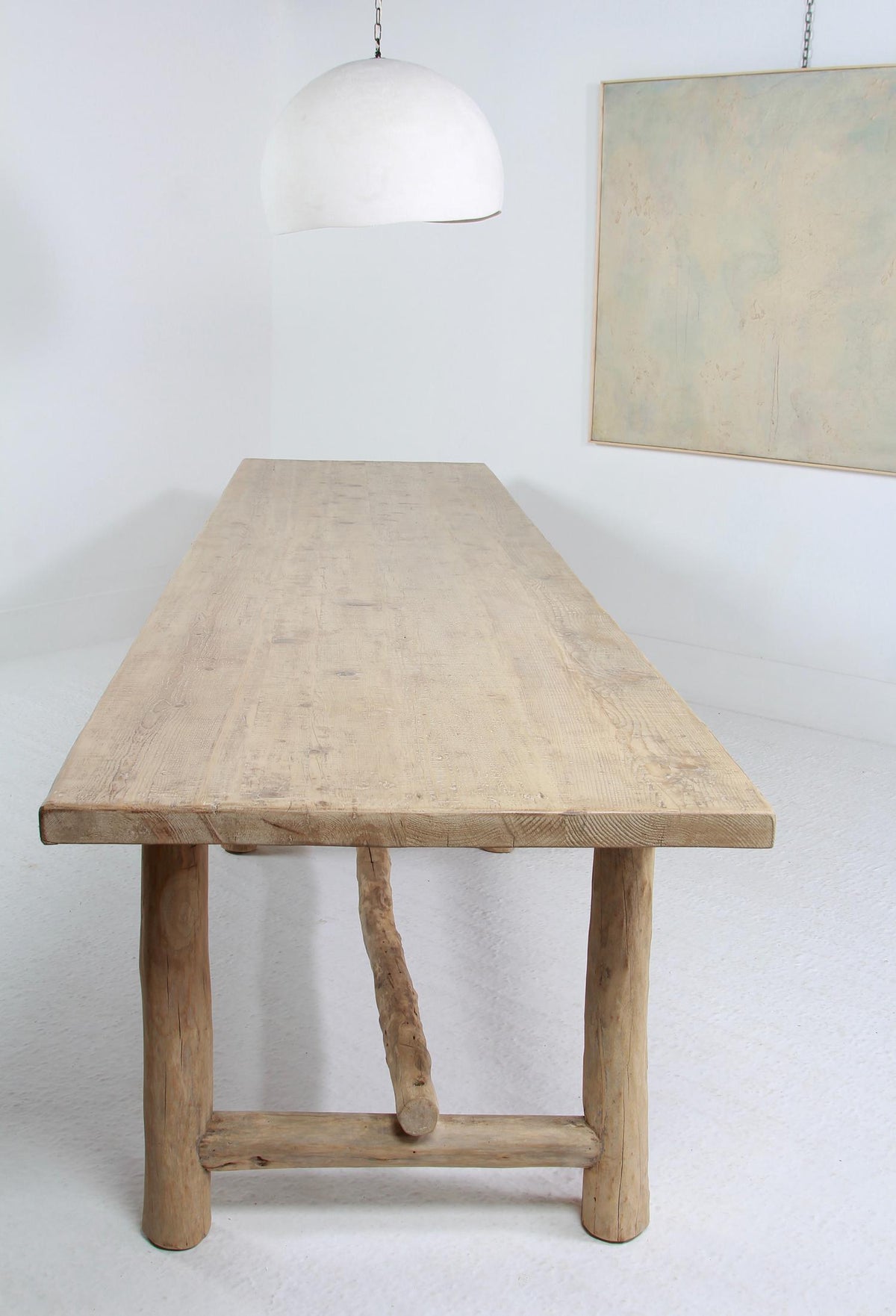 MONUMENTAL RECLAIMED  BESPOKE PINE COUNTRY  TABLE