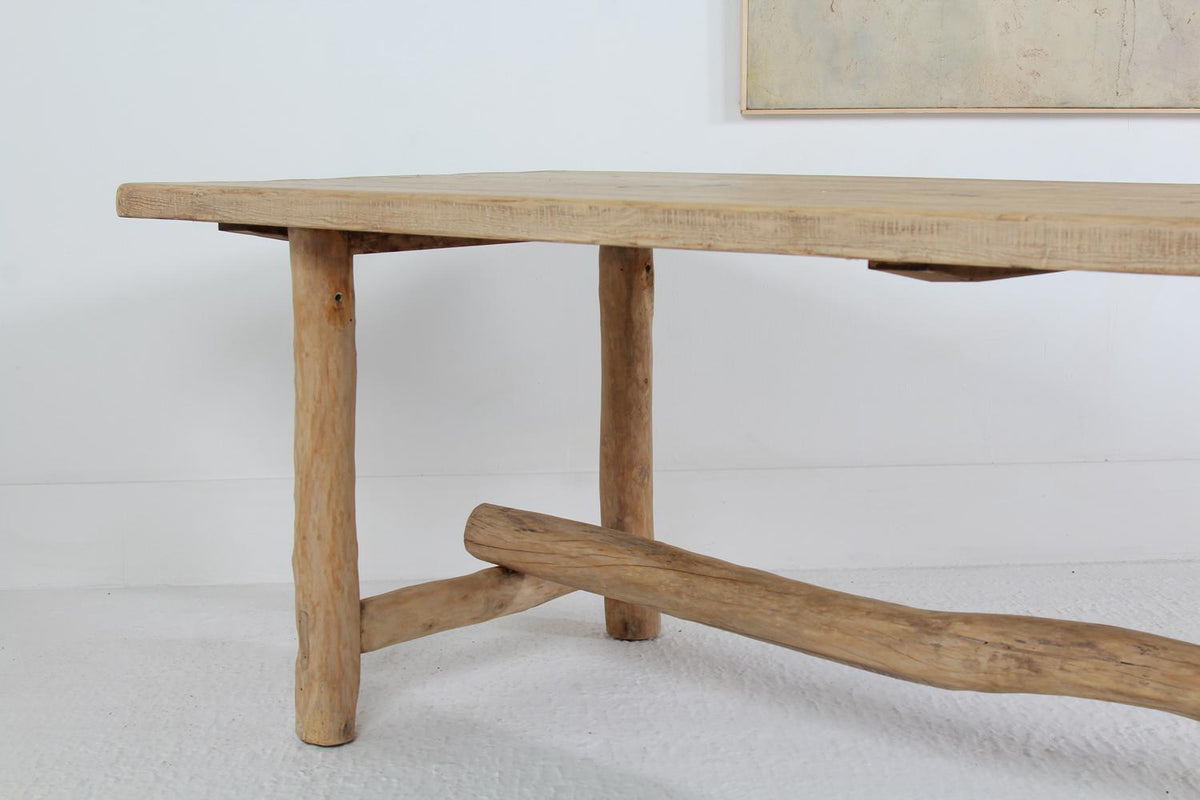 MONUMENTAL RECLAIMED  BESPOKE PINE COUNTRY  TABLE