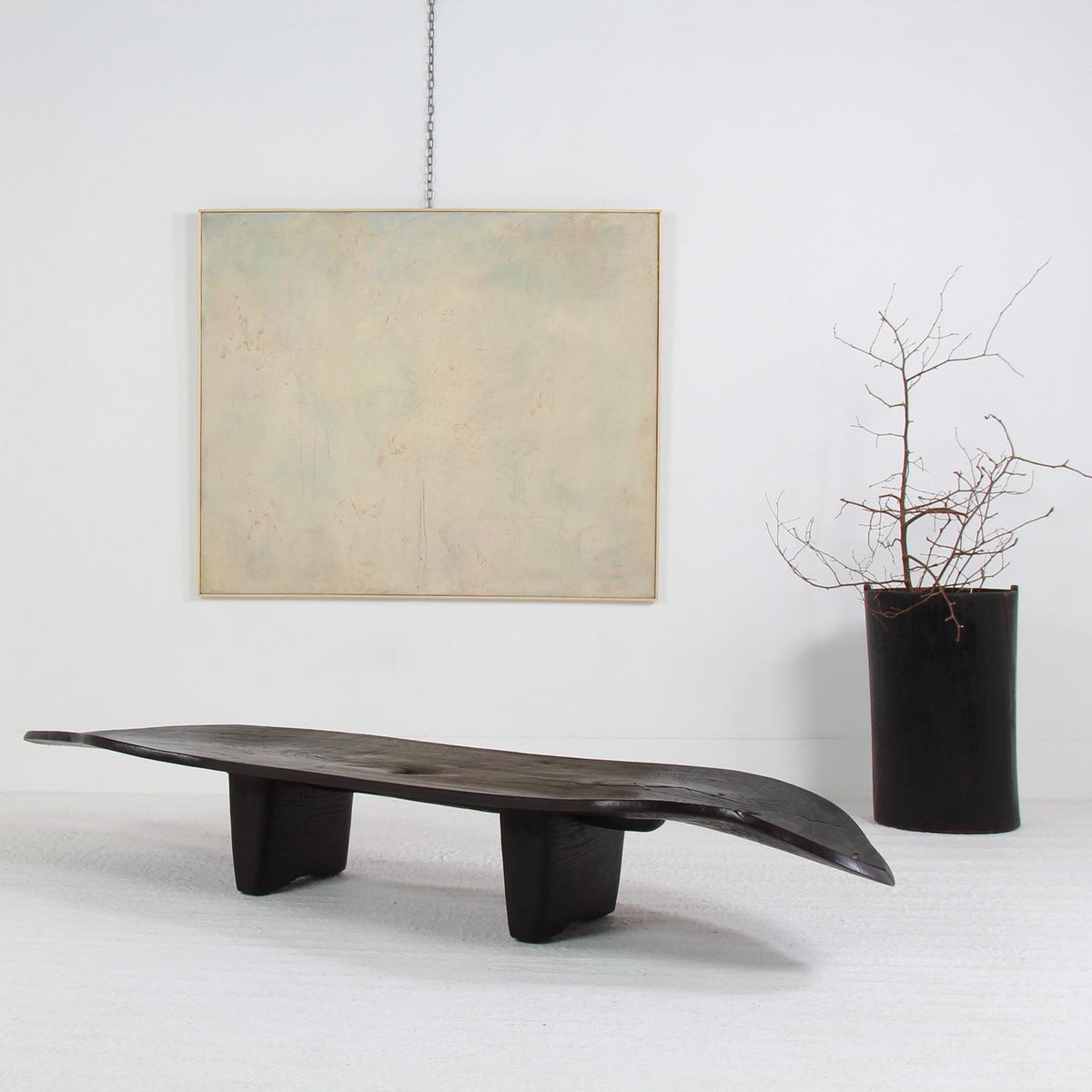 Magnificent  Sculptural Welsh Artisan Sugi Ban  Burnt wood Coffee Table.Please Enquire