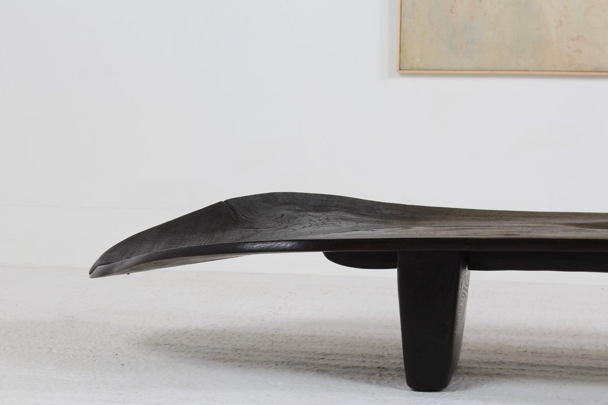 Magnificent  Sculptural Welsh Artisan Sugi Ban  Burnt wood Coffee Table.Please Enquire