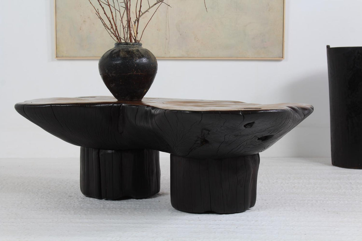 Unique Artisan Japanese Inspired Shou Sugi Ban Beech Coffee Table.Please Enquire