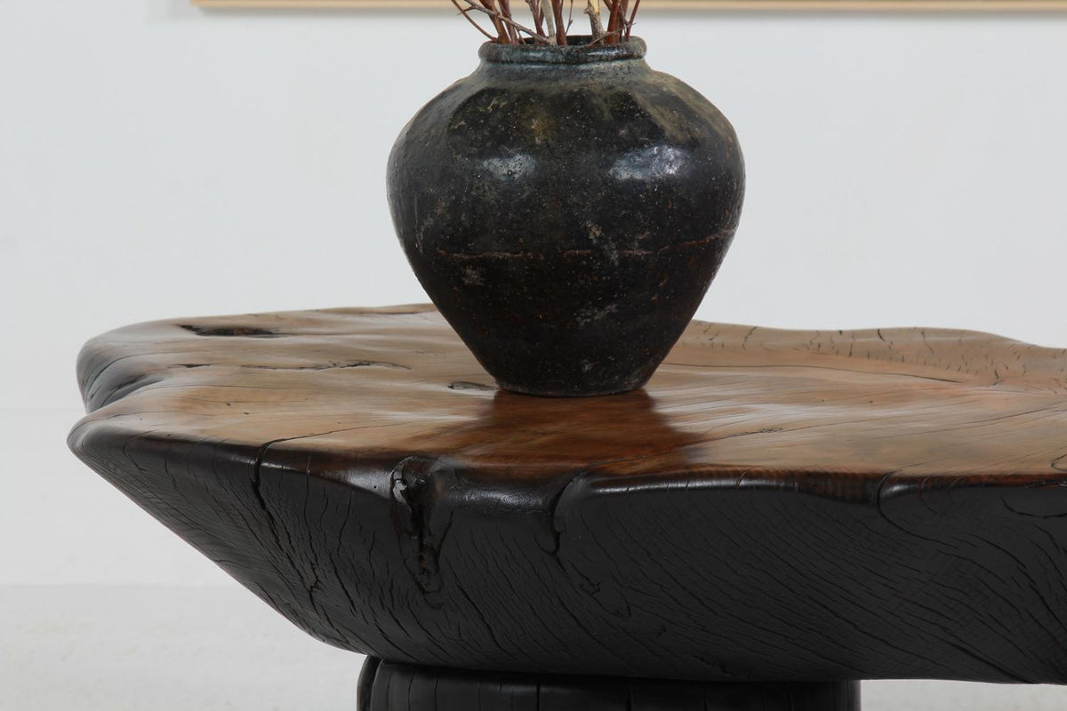 Unique Artisan Japanese Inspired Shou Sugi Ban Beech Coffee Table.Please Enquire