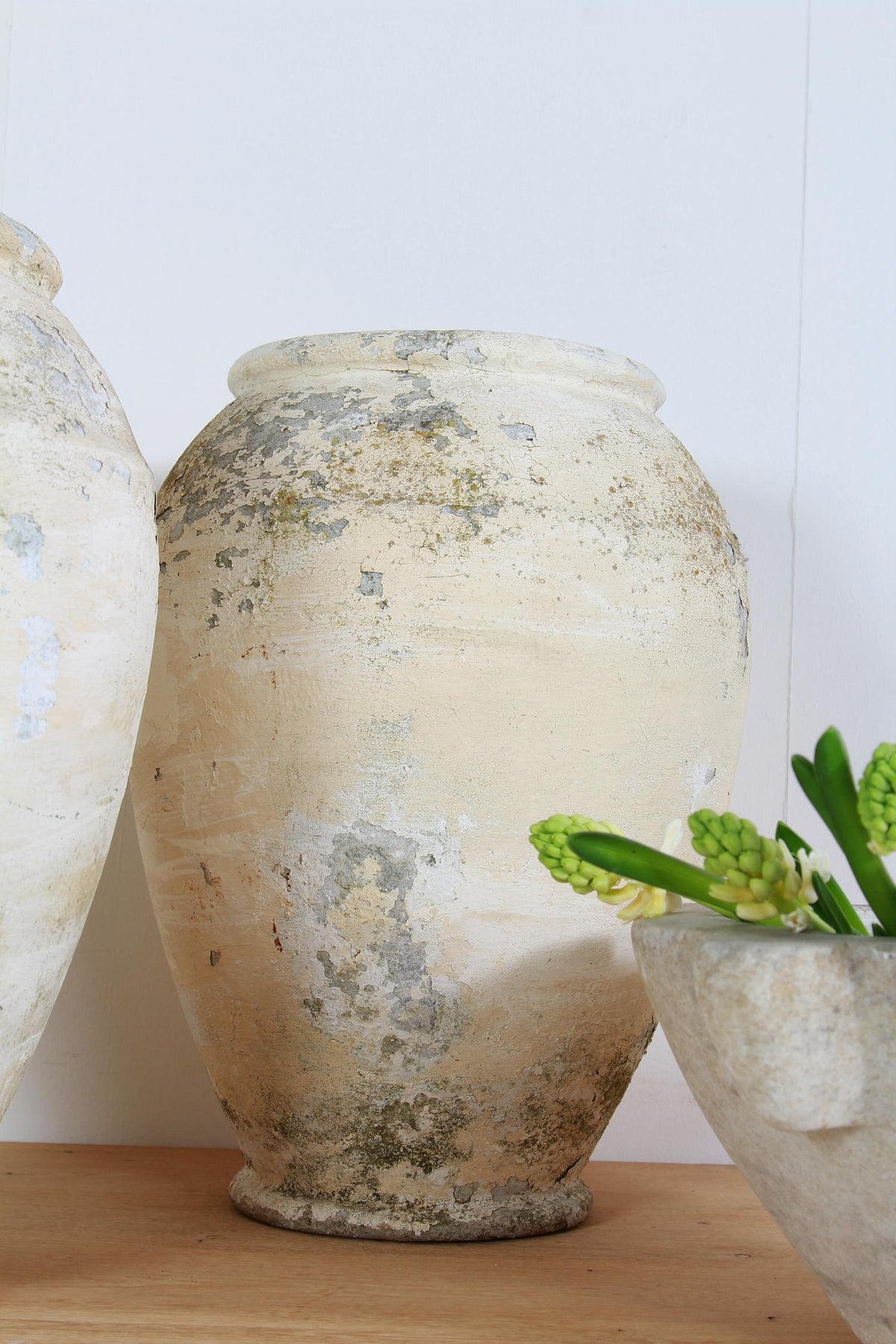 Pair of Matching French  19th Century Concrete Pots
