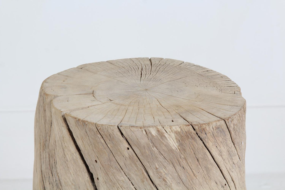 Natural Organic Wabi Sabi Tree Stump Pedestal Plinths
