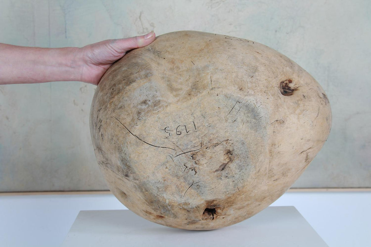 A Truley Sublime Organically Shaped  18th Century Scandinavian  Folk Art Root Wood Bowl