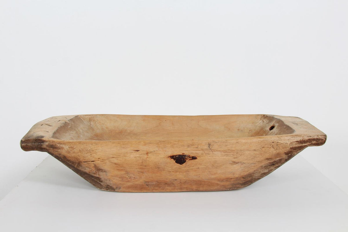 A fine selection of Swedish Folk Art  root bowls and salting troughs