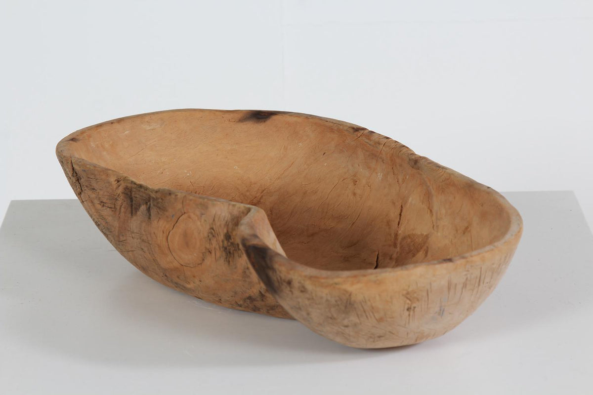 Impressive Swedish 19thC  Organic Folk Art Root Bowl